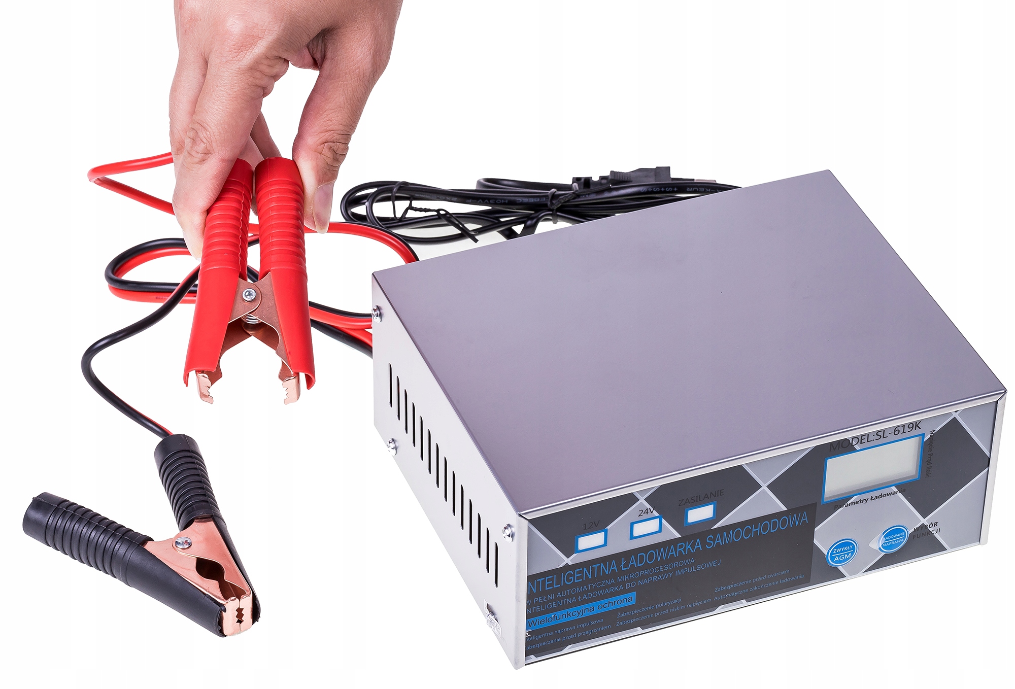 Prostownik Samochodowy do Akumulatorów AGM START-STOP 24V 12V 20A