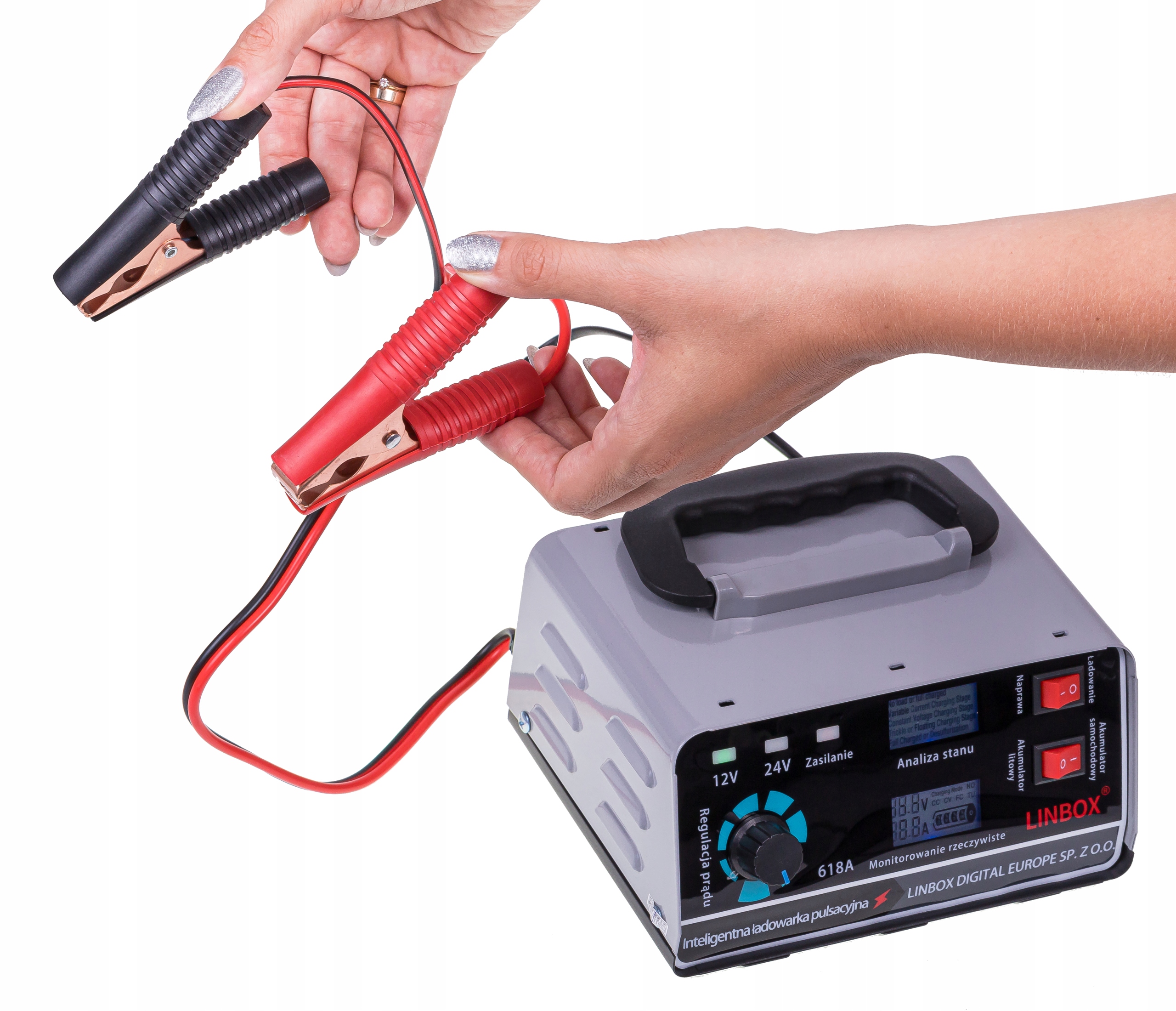 Prostownik Samochodowy do Akumulatorów 24V 12V 30A