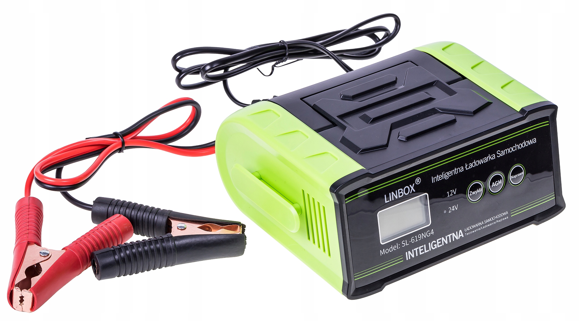 Prostownik Samochodowy do Akumulatorów 24V 12V 30A AGM START-STOP