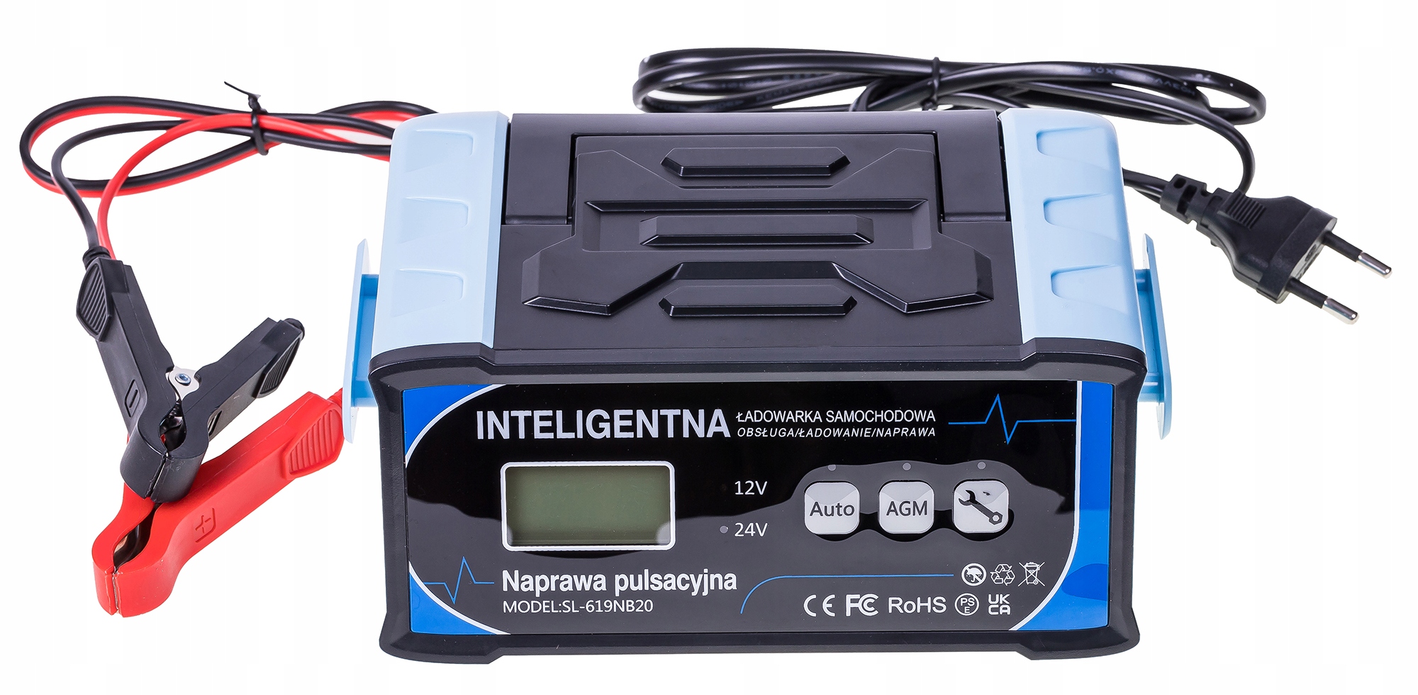 Prostownik Samochodowy do Akumulatorów 24V 12V 11A AGM START-STOP