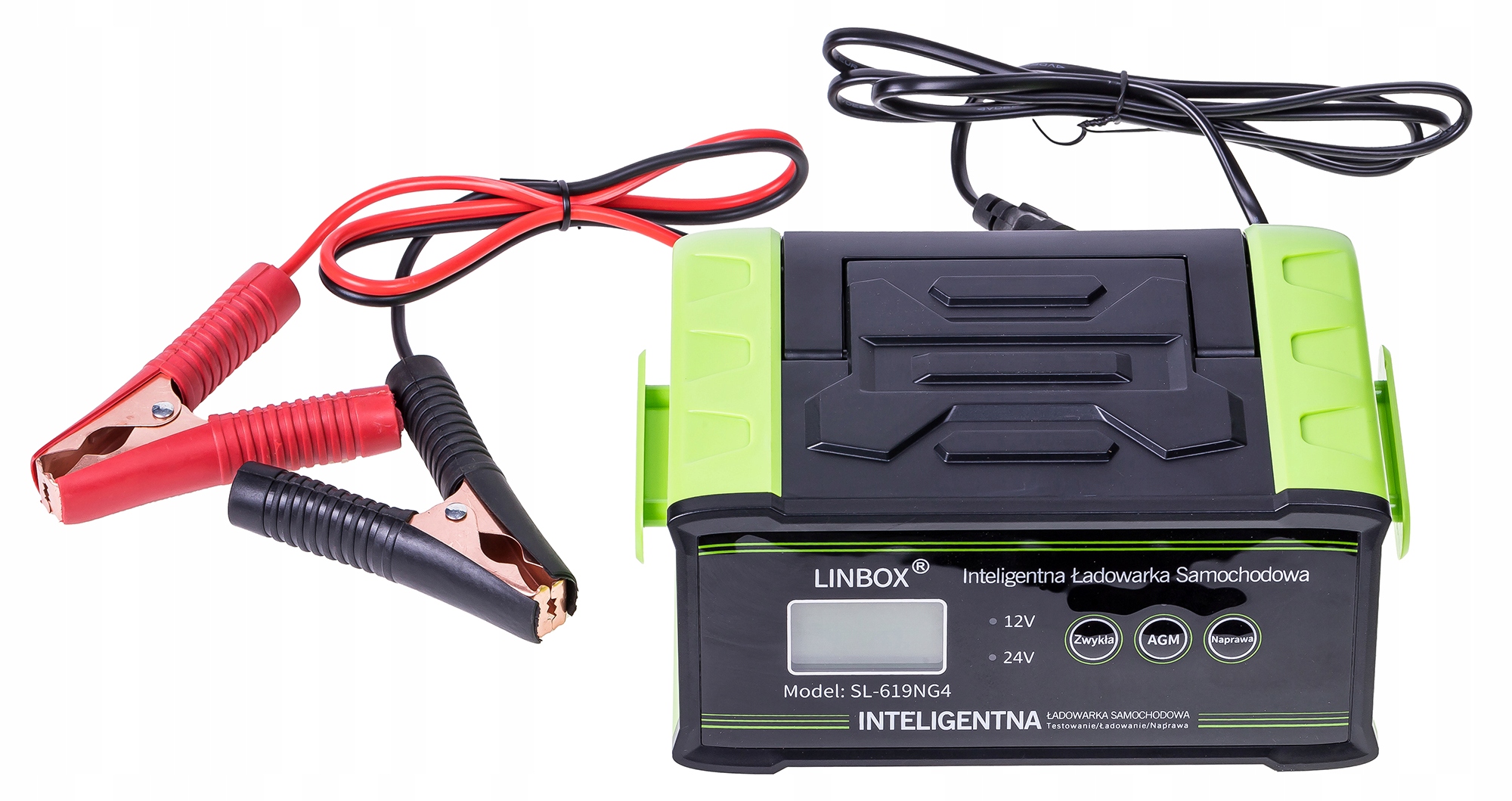 Prostownik Samochodowy do Akumulatorów 24V 12V 30A AGM START-STOP