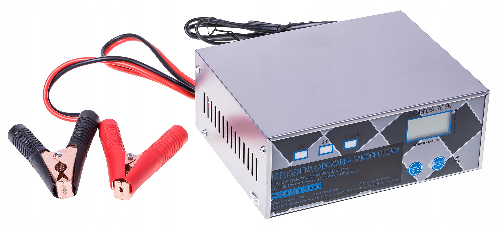 Prostownik Samochodowy do Akumulatorów AGM START-STOP 24V 12V 20A