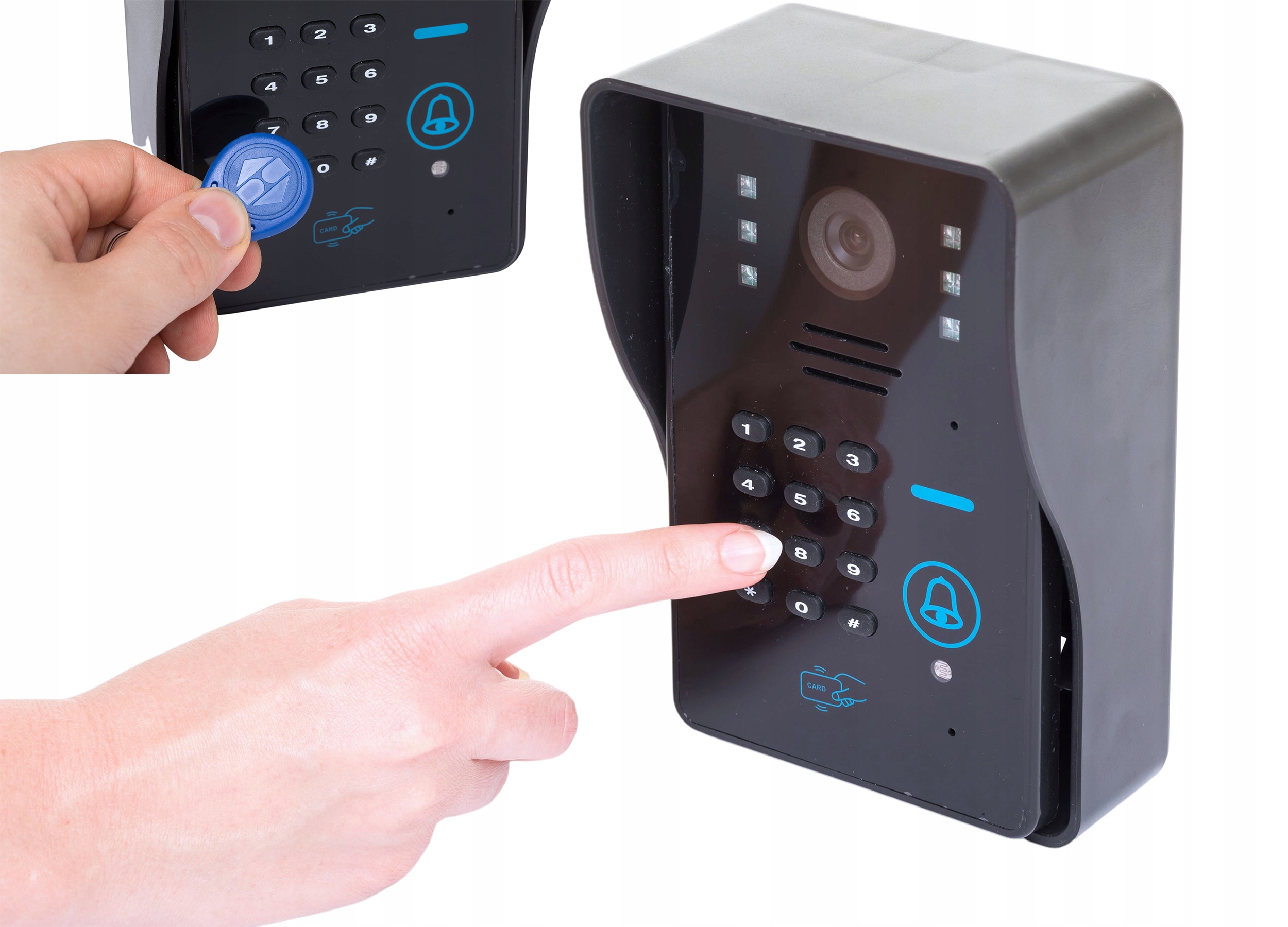 BEZPRZEWODOWY ALARM LCD GSM APP SYRENY WIFI TUYA