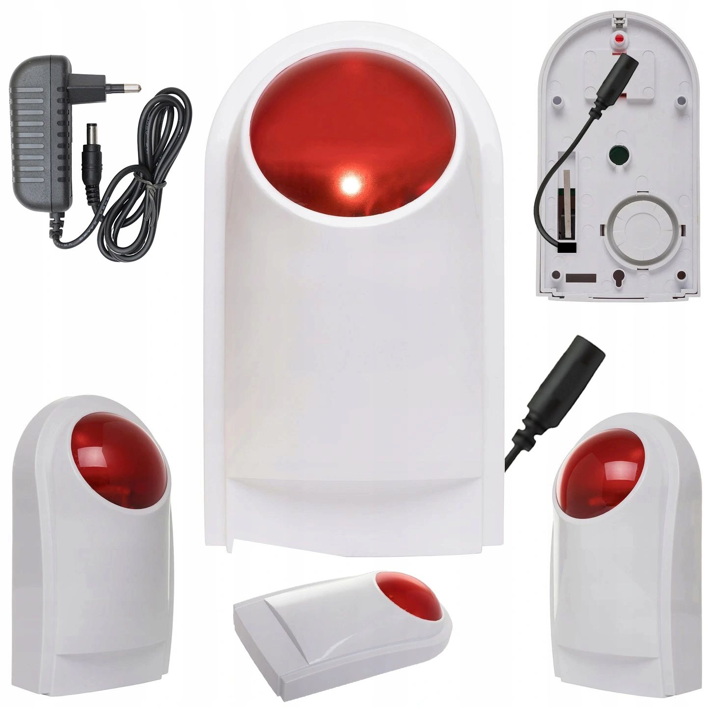 BEZPRZEWODOWY ALARM LCD GSM APP SYRENY WIFI TUYA