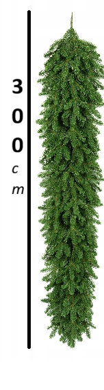 Girlanda smrková 3D 100% PE, hustá 300 cm