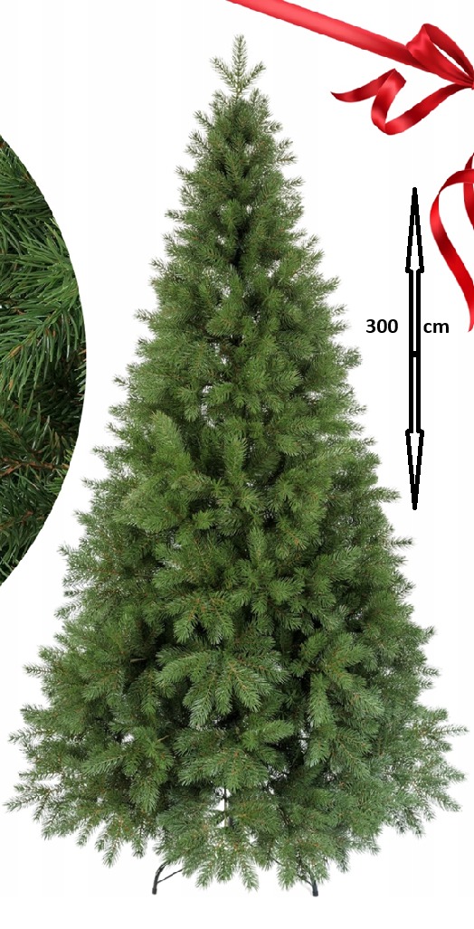 Umělá borovice 100% PE – Hustá, Přírodní, Premium | NOVINKA 2026
Výška: 300cm!