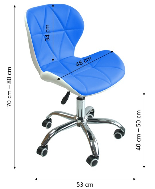 FOTEL KRZESŁO OBROTOWE BIUROWE SKÓRZANE STYLOWE