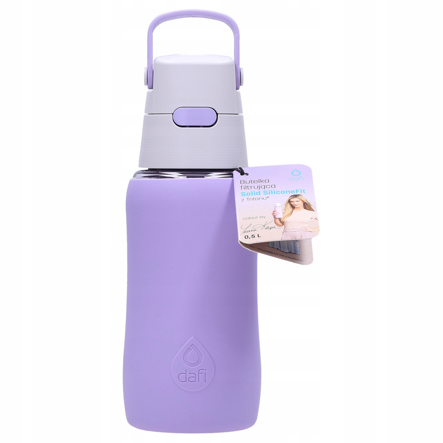 Butelka Dafi Solid 0,5L By Joanna Krupa + 4 Filtry - Dafi | Sklep EMPIK.COM