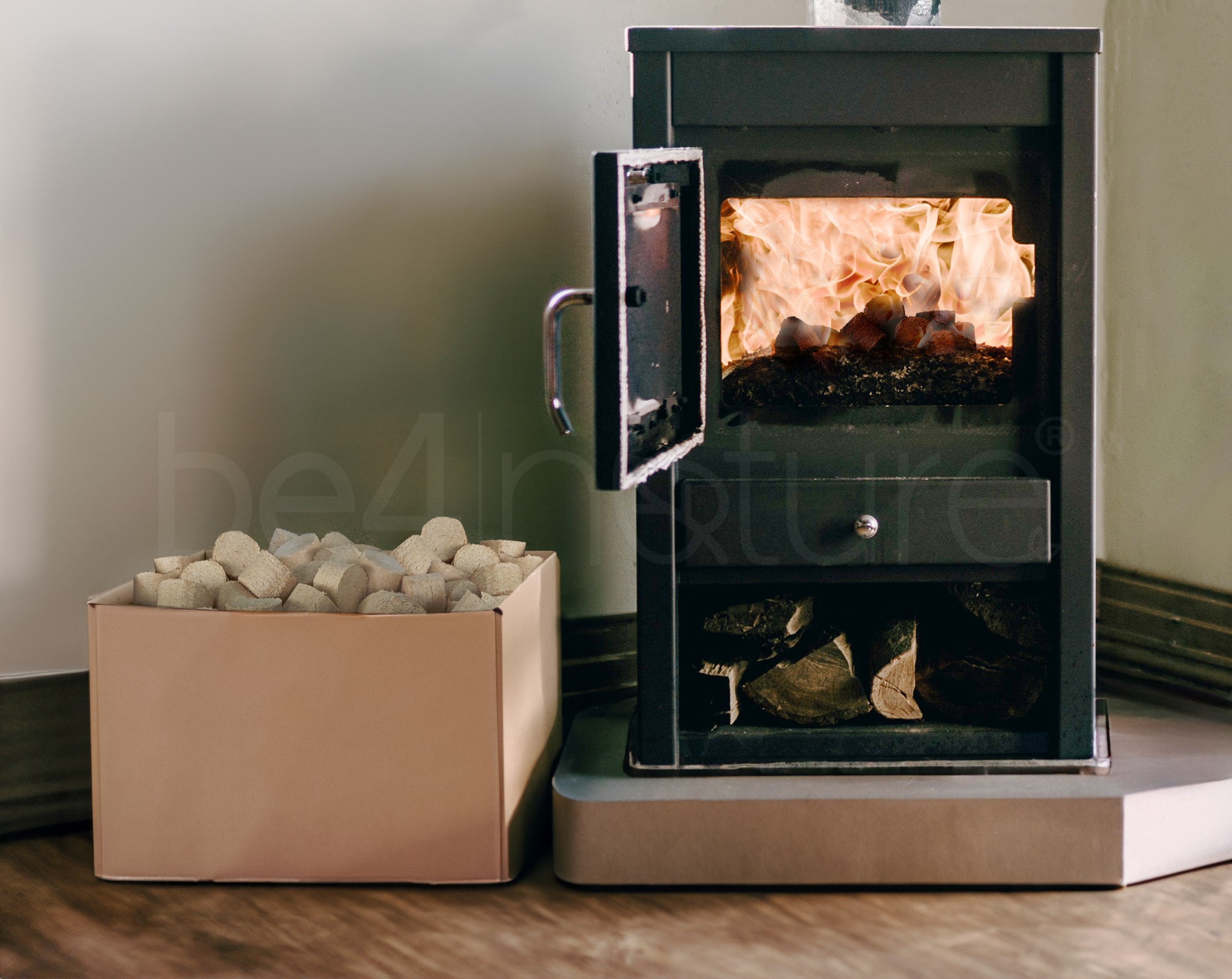 be4nature Brykiet w worku jutowym 12,5 kg