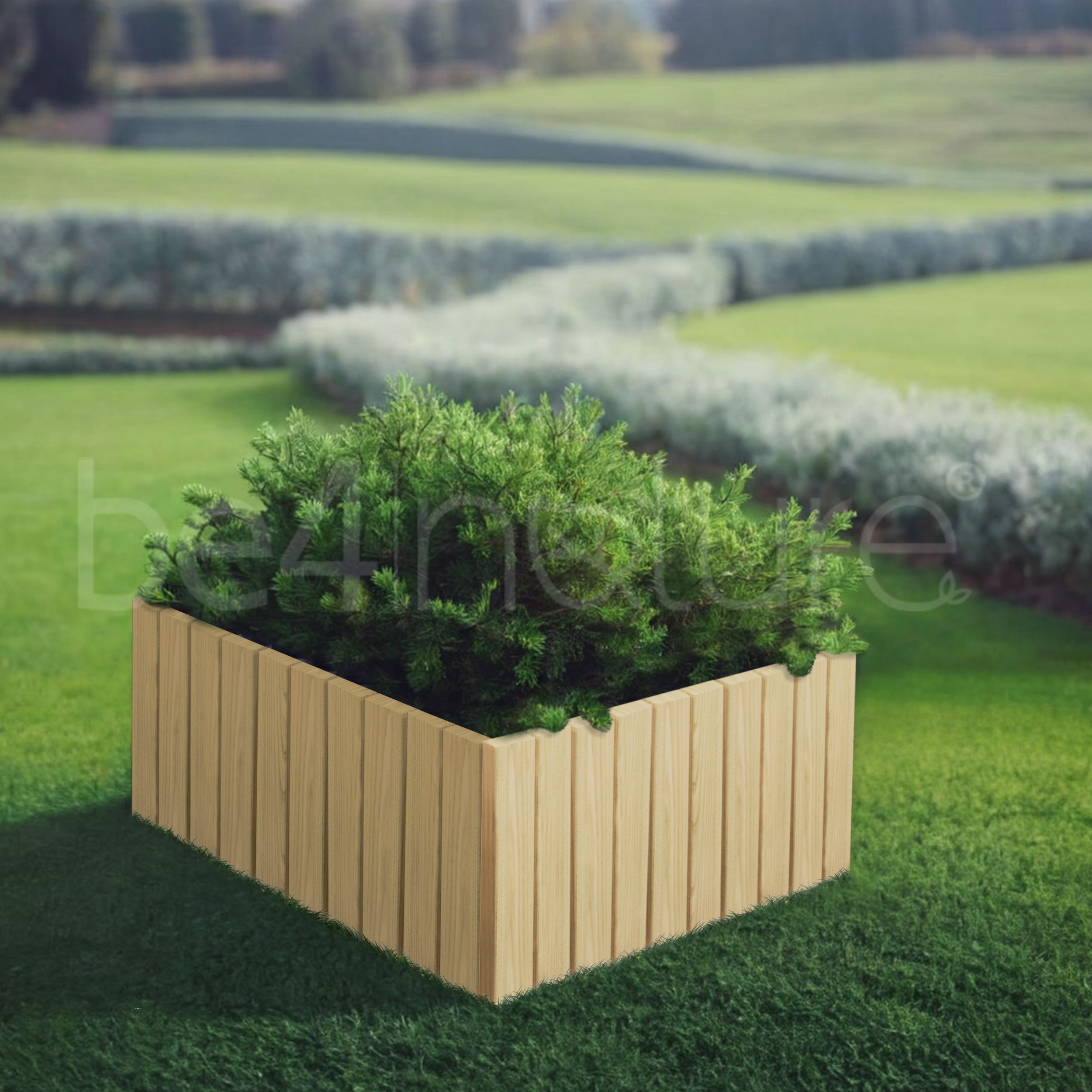 be4nature DREWNIANY PŁOTEK Rollborder obrzeże rabatek 100 x 40 cm