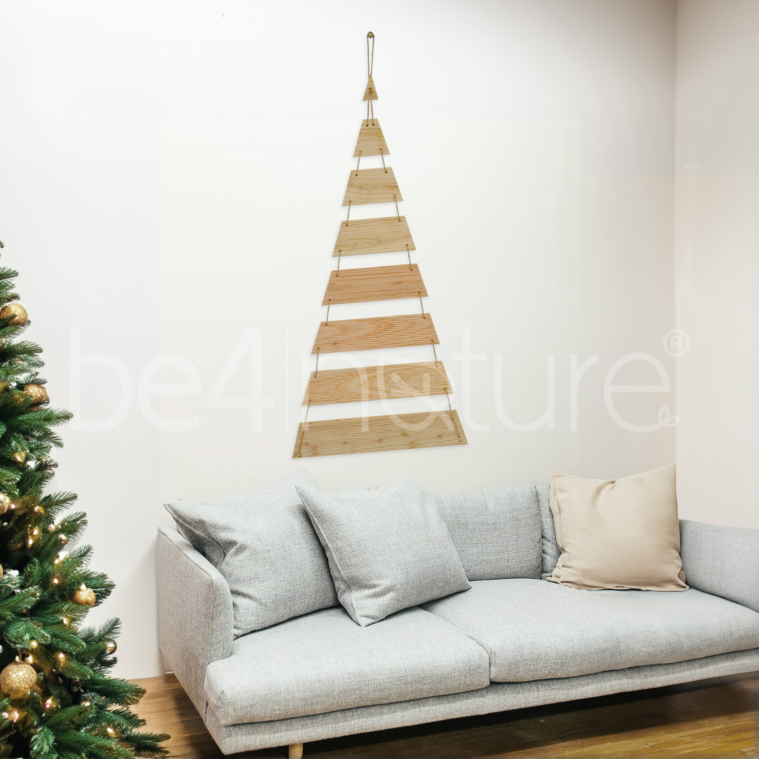 be4nature Choinka modrzewiowa na sznurku Nieimpregnowana 46 x 100 cm