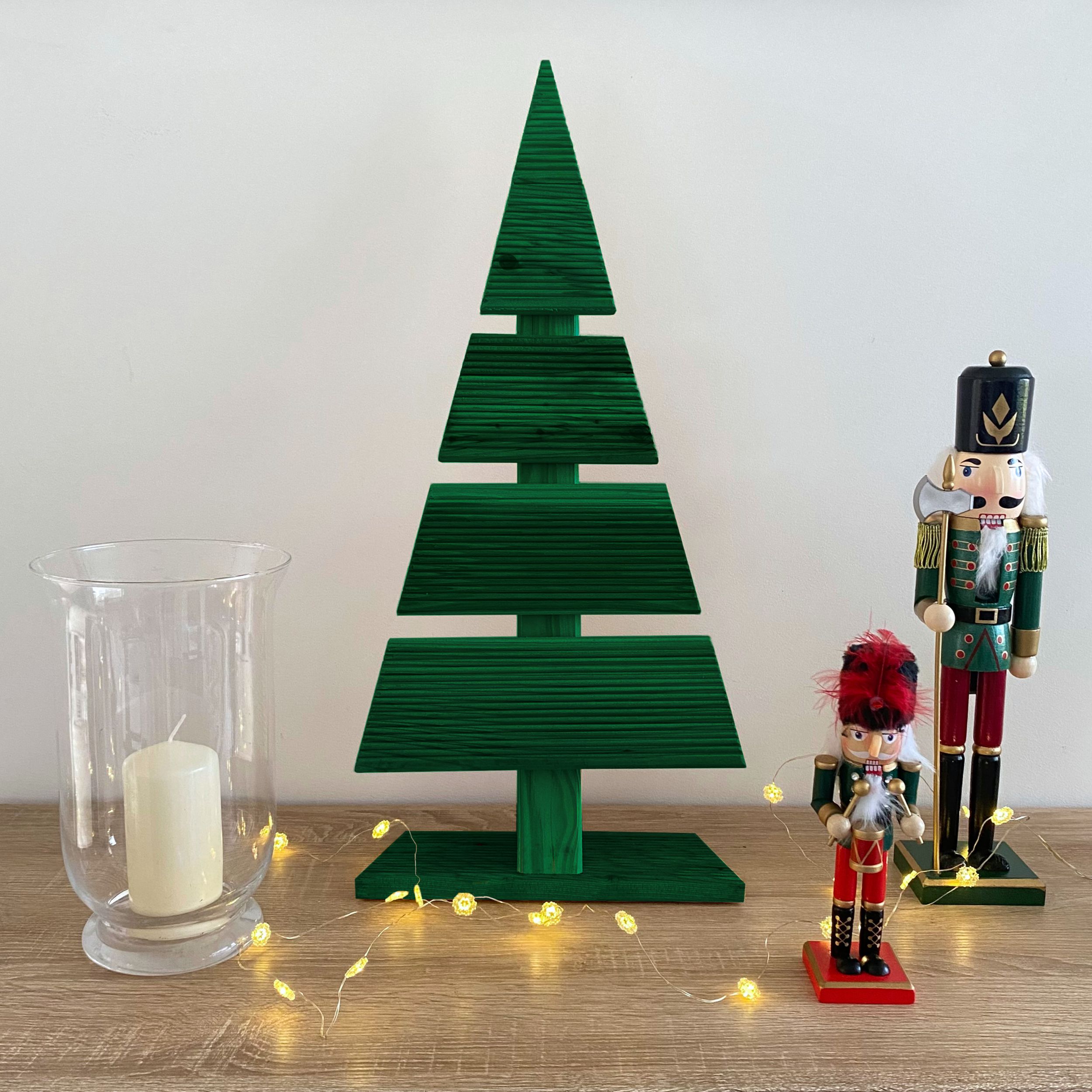 be4nature Choinka modrzewiowa odzoba świąteczna Zielona 59 x 27 cm