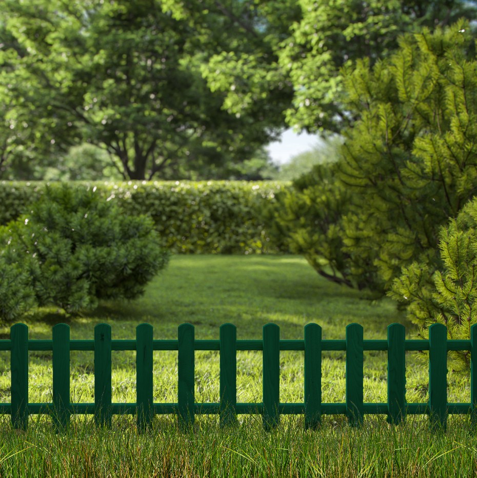 be4nature Płot ogrodowy sosnowy Zielony 104 x 40 cm 1 szt.