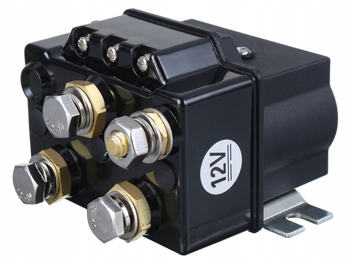 PRZEKAŹNIK STYCZNIK SOLENOID 500A12/24V WYCIĄGARKA
