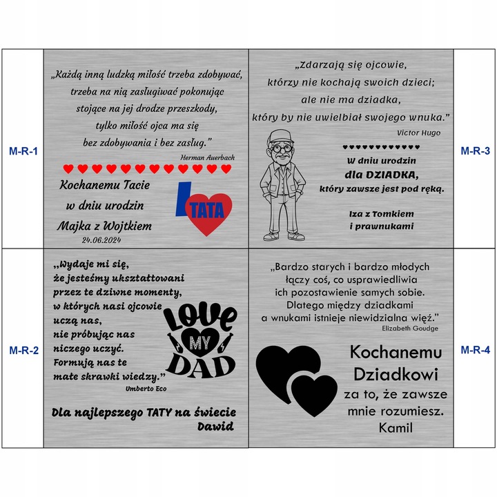 Grawerowany nieśmiertelnik stal 316L prezent + pudełko z dedykacją