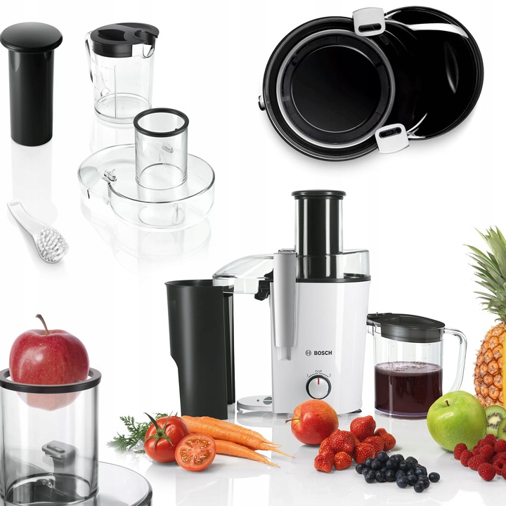 Sokowirówka Bosch MES25A0 Otwór XXL 700W DripStop 2 prędkości 1,5L Filtr