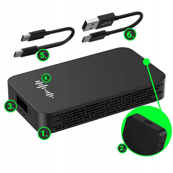 ADAPTER CARPLAY CARLINK BEZPRZEWODOWY SAMOCHODOWY ANDROID AUTO IPHONE USB