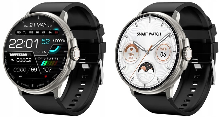 Zegarek męski SMARTWATCH Rubicon ROZMOWY KROKI SMS Sportowy MENU PL