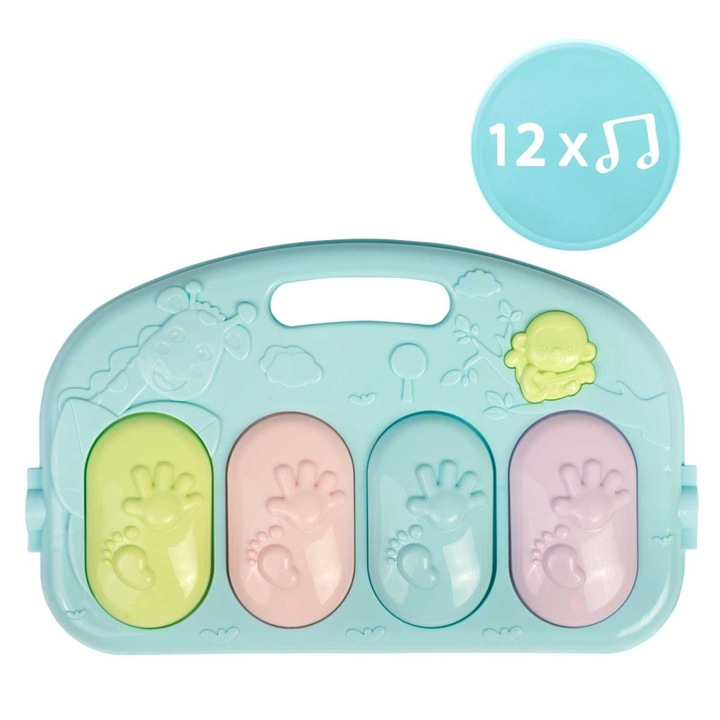 DUŻA MATA EDUKACYJNA INTERAKTYWNA XXL + PIANINKO