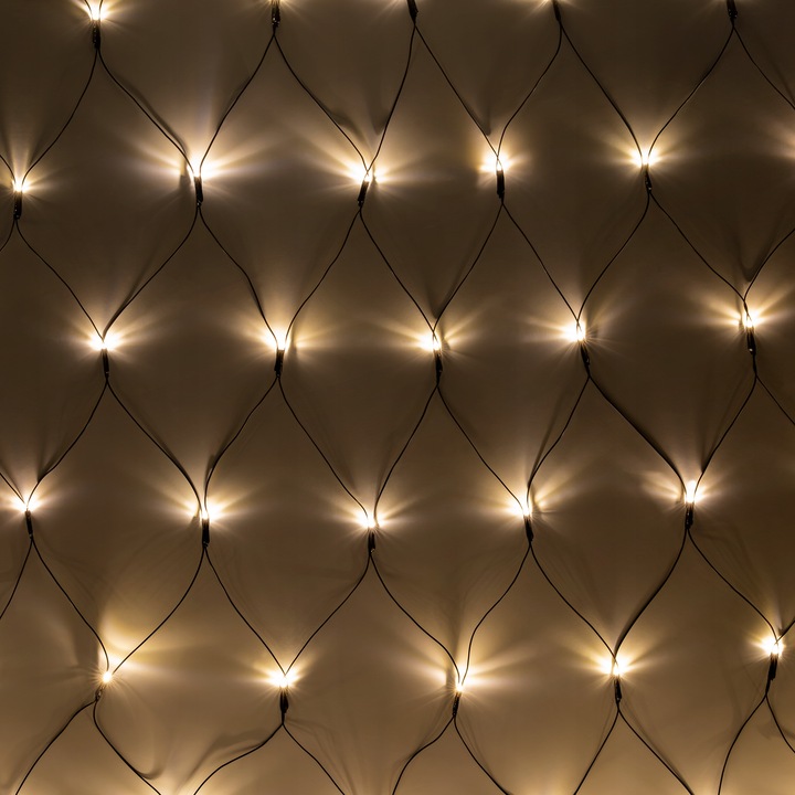 Lampki choinkowe LED zewnętrzne sieć kurtyna IP44