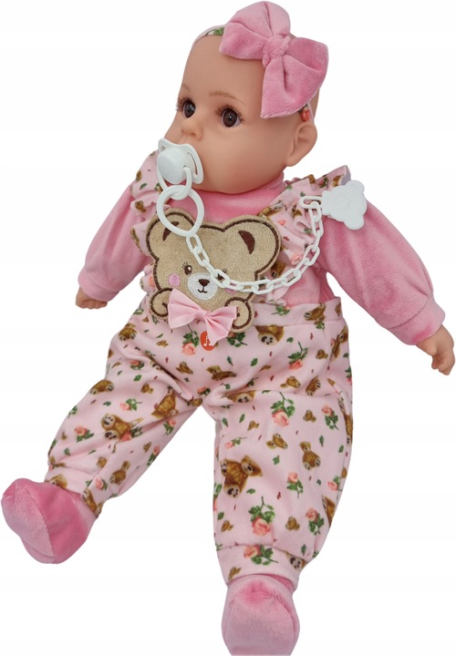 LALKA BOBAS MÓWI I ŚPIEWA PO POLSKU 45CM+SMOCZEK_73