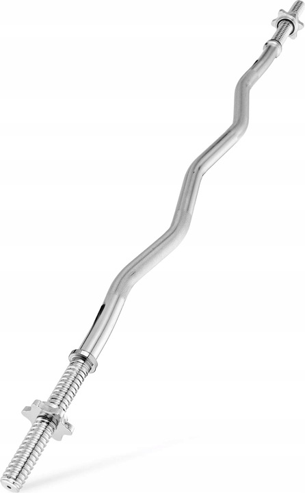 SZTANGA GRYF ŁAMANY 120CM 28MM GWINTOWANY ZACISKI