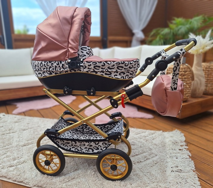 Wózek dla lalki lalkowy Glamour głęboki Nicol - Wzór 16 PREMIUM