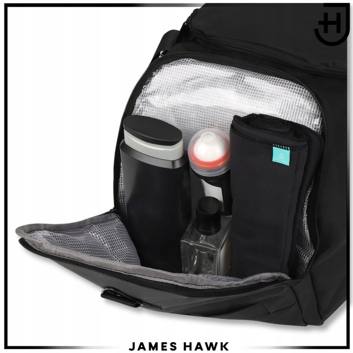 Torba sportowa podróżna męska Plecak 2w1 Treningowa wodoodporna James Hawk