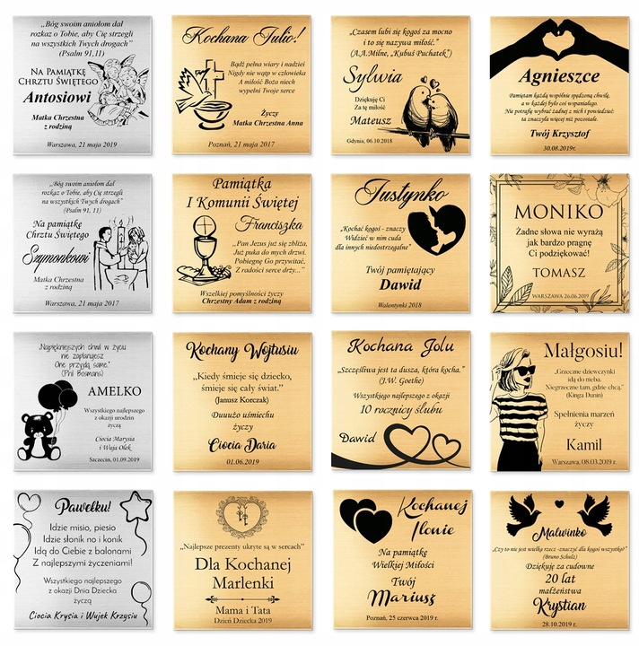 Bransoletka Srebrna 925 Motylek z Imieniem Grawer Pamiątka Chrztu Świętego