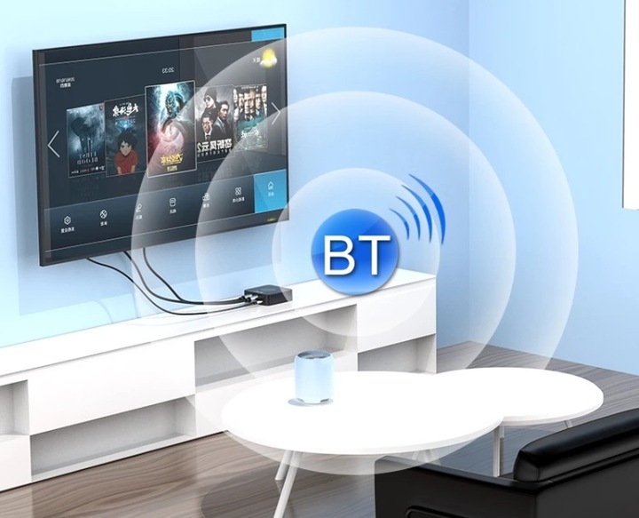 ADAPTER NADAJNIK ODBIORNIK BLUETOOTH NFC AUX RCA