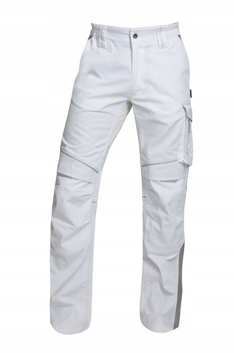 Spodnie Robocze Monterskie Elastyczne Modne Białe Malarskie ARDON URBAN+ 52