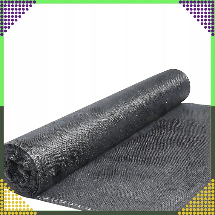 SIATKA CIENIUJĄCA 1,5x25m MASKUJĄCA 95% OSŁONA MATA NA OGRODZENIE PŁOT + UV