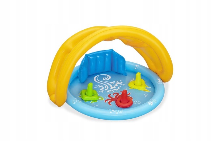 Bestway 52568 Basenik dmuchany z daszkiem, oparciem i sorterem 1.15m x 89cm