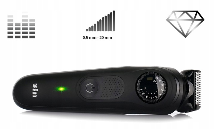 MASZYNKA DO WŁOSÓW ZAROSTU BRODY BRAUN SERIES 7 FULL MetalBlade - LIMITPACK