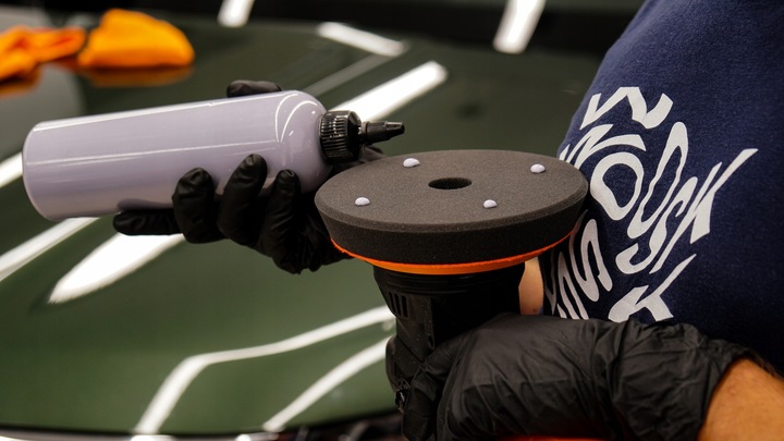 ADBL ROLLER MASZYNA POLERSKA 9MM D09125-01 + PASTA POLERSKA, 3 PADY, TORBA