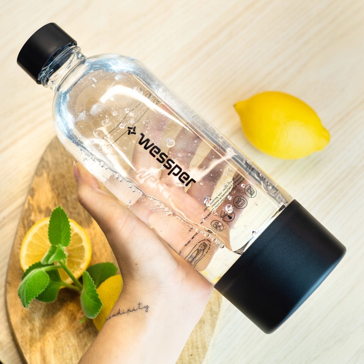 Saturator Soda Maker Wessper do gazowania wody nabój CO2 cylinder butelka