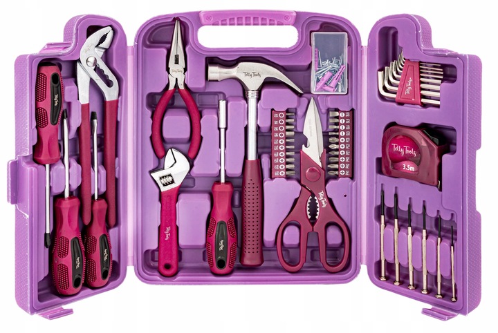 ZESTAW NARZĘDZIOWY KLUCZE NASADOWE WKRĘTAKI MŁOTEK