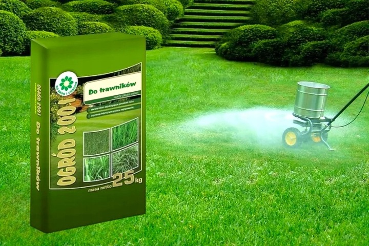NAWÓZ TRAWNIK S 25kg TRAWY TRAWNIKA ZAGĘSZCZAJĄCY + OSMOCOTE GRATIS
