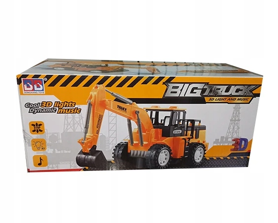 INTERAKTYWNA KOPARKA - NA BATERIE JEŹDZI ŚWIECI GRA