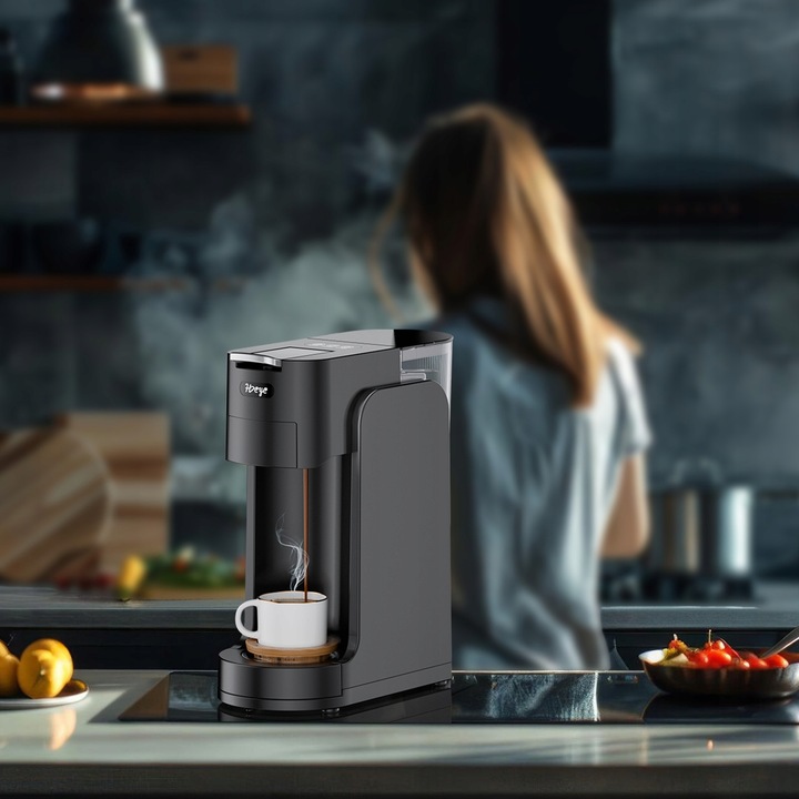 Ekspres kapsułkowy, ekspres wielokapsułkowy 3 w 1+ spieniacz do mleka