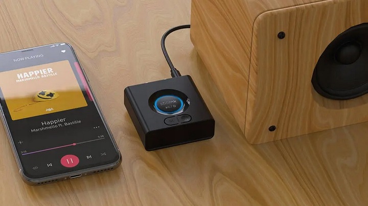 Odbiornik Audio Bluetooth 5.0 Jack 2 RCA Miilink 1Mii ML200 aptX Zasięg 50m