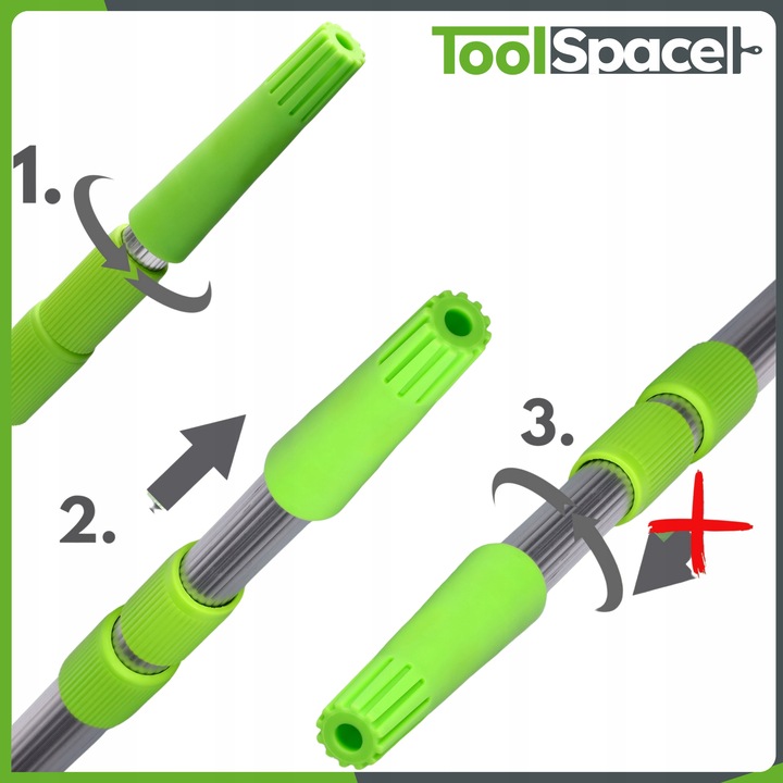 WAŁEK MALARSKI 25cm Zestaw do malowania Ścian i Sufitów Kij teleskopowy PL