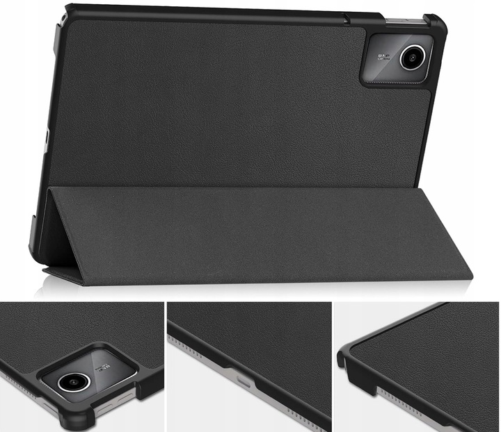 ETUI SMART CASE POKROWIEC NA TABLET DO LENOVO TAB M11 11" CZARNE Z KLAPKĄ