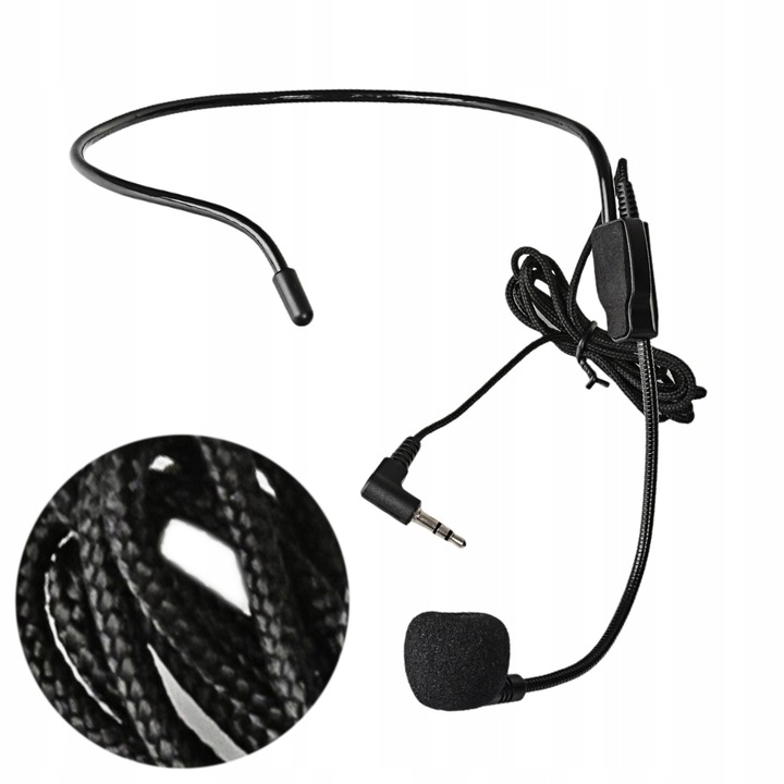 Przewodowy Wzmacniacz Głosu Megafon Mikrofon z Radiem USB micro SD SP-VA11