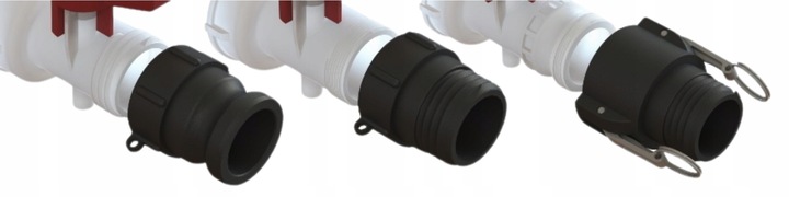 Złącze CAMLOCK 2 cale TYP C na wąż 1 1/2" (38mm) Kamlok Zbiornik MAUSER IBC