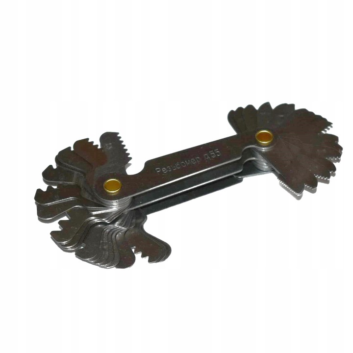 Gwintomierz MWGa 60 - MWPa A 55 (40 grzebieni) - precyzyjny wzornik gwintów