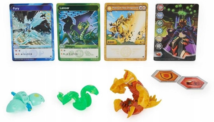 BAKUGAN Evolution PLATINUM Metal 3sz NEO DRAGONOID