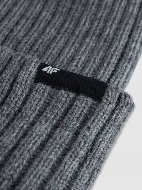 4F Czapka zimowa Thinsulate męska - szara L