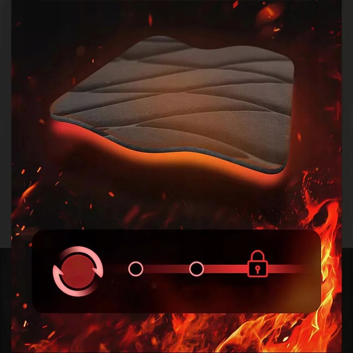 PODGRZEWANA PODUSZKA SAMOCHODOWA GNIAZDO ZAPALNICZKI, SZYBKIE OGRZEWANIE