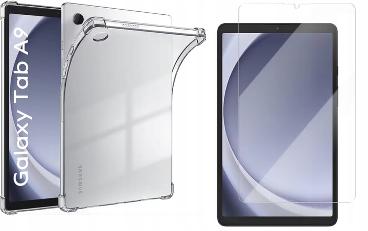 ETUI + SZKŁO HARTOWANE do SAMSUNG GALAXY TAB A9 8.7 2023 X110 / X115